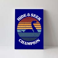 Loch Ness Monster Vintage Sunset Meaningful Gift Hide And Seek Champion Gift Canvas