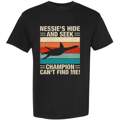 Loch Ness Monster Hide And Seek World Champion Nessie Garment-Dyed Heavyweight T-Shirt