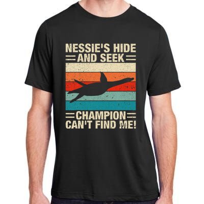 Loch Ness Monster Hide And Seek World Champion Nessie Adult ChromaSoft Performance T-Shirt