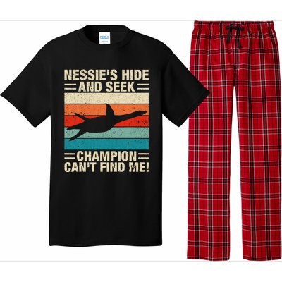 Loch Ness Monster Hide And Seek World Champion Nessie Pajama Set