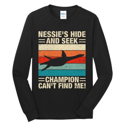 Loch Ness Monster Hide And Seek World Champion Nessie Tall Long Sleeve T-Shirt