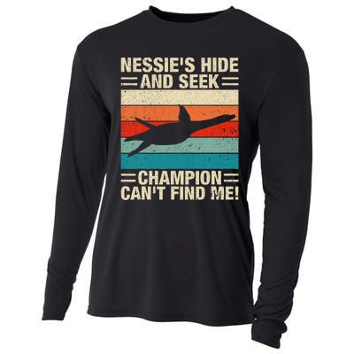 Loch Ness Monster Hide And Seek World Champion Nessie Cooling Performance Long Sleeve Crew