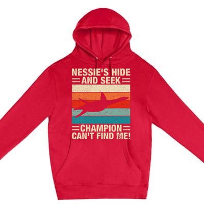 Loch Ness Monster Hide And Seek World Champion Nessie Premium Pullover Hoodie