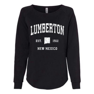 Lumberton New Mexico Nm Vintage Athletic Sports Womens California Wash Sweatshirt