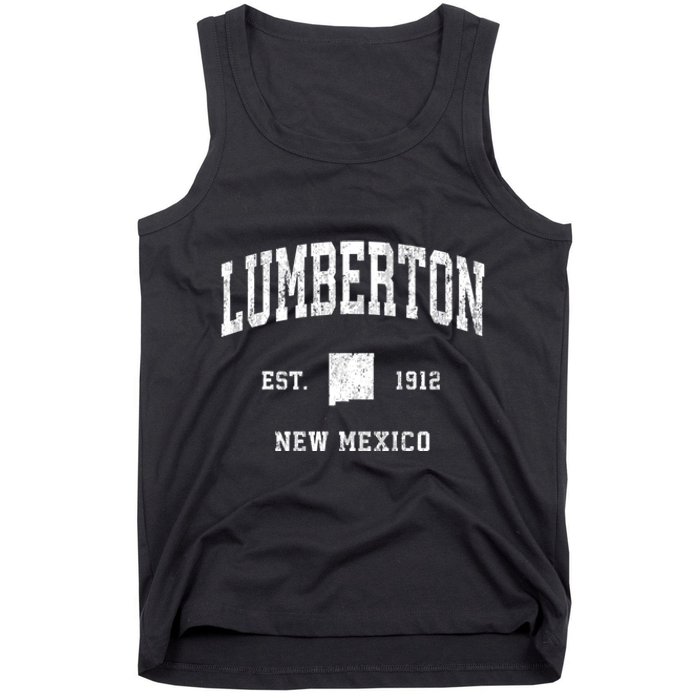 Lumberton New Mexico Nm Vintage Athletic Sports Tank Top