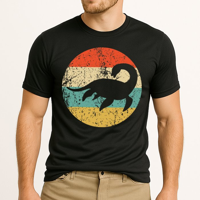 Loch Ness Monster Retro Nessie Cooling Performance Crew T-Shirt