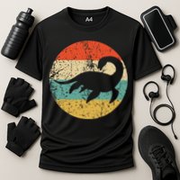 Loch Ness Monster Retro Nessie Cooling Performance Crew T-Shirt
