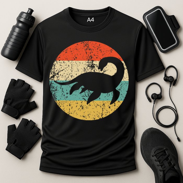 Loch Ness Monster Retro Nessie Cooling Performance Crew T-Shirt