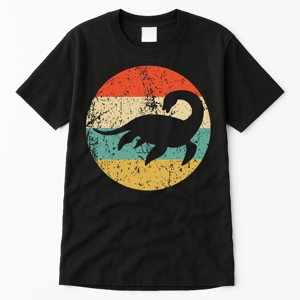 Loch Ness Monster Retro Nessie Tall T-Shirt