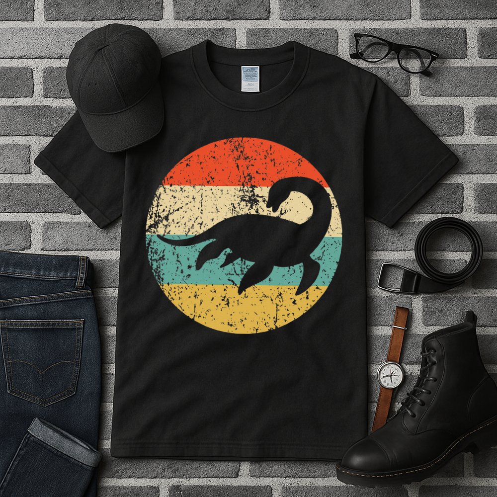 Loch Ness Monster Retro Nessie Tall T-Shirt