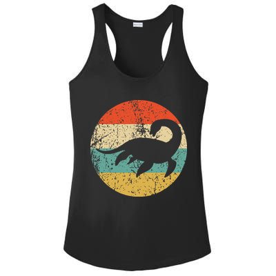 Loch Ness Monster Retro Nessie Ladies PosiCharge Competitor Racerback Tank