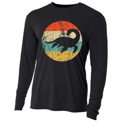 Loch Ness Monster Retro Nessie Cooling Performance Long Sleeve Crew