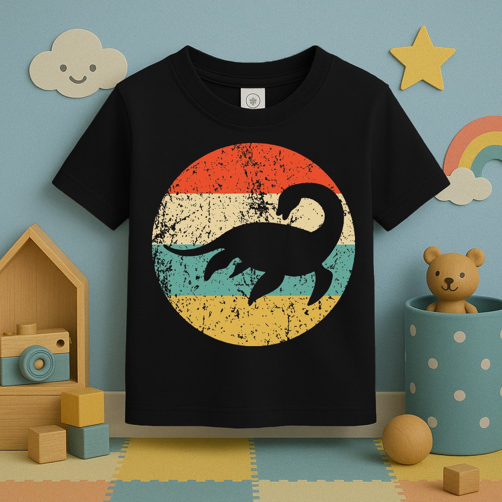 Loch Ness Monster Retro Nessie Toddler T-Shirt