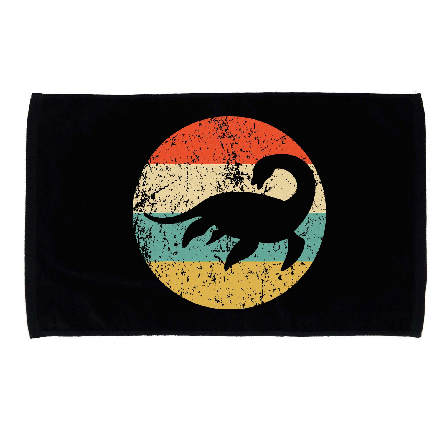 Loch Ness Monster Retro Nessie Microfiber Hand Towel