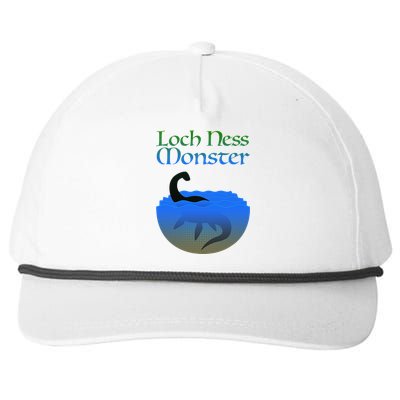 Loch Ness Monster Cryptid Legend Snapback Five-Panel Rope Hat