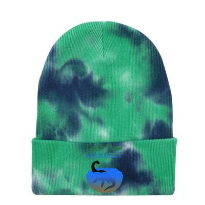 Loch Ness Monster Cryptid Legend Tie Dye 12in Knit Beanie