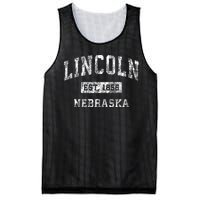 Lincoln Nebraska Ne Vintage Established Sports Mesh Reversible Basketball Jersey Tank