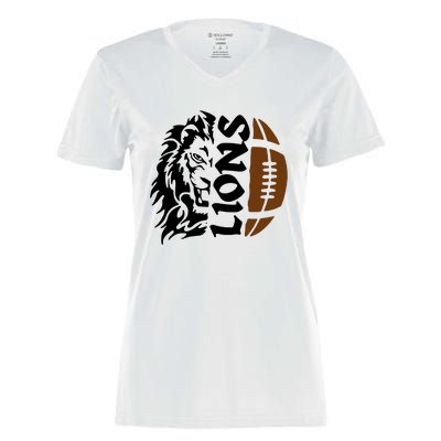 Lions Nfc North Champion Women's Momentum V-Neck T-Shirt