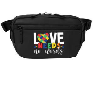 Love Needs No Words Autism Awareness Crossbody Pack