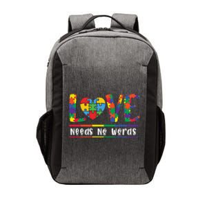 Love Need No Words Puzzle Autistic Autism Awareness Kindness Gift Vector Backpack