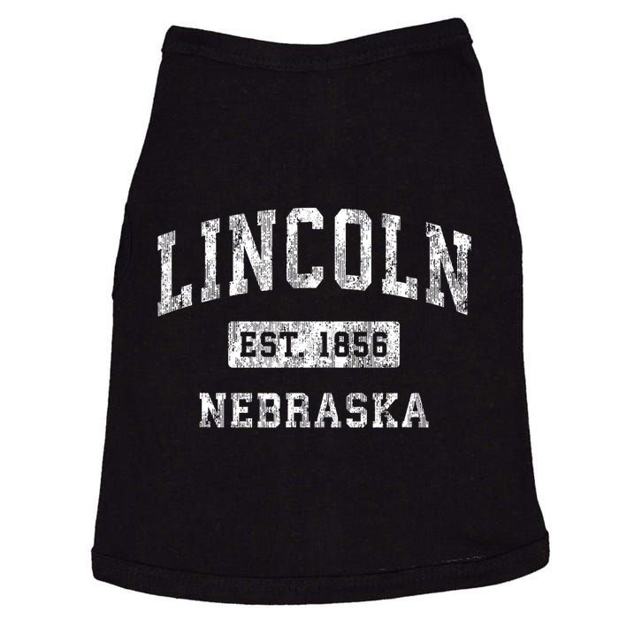 Lincoln Nebraska Ne Vintage Established Sports Doggie Tank