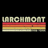Larchmont Ny New York Funny City Home Roots Gift Retro 80s Visor