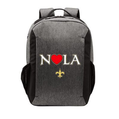 Love Nola New Orleans Fleur De Lis Heart Nola Vector Backpack