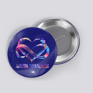 Love Needs No Words Autism Awareness Lover Autism Mom Cute Gift Button