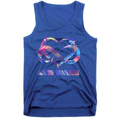 Love Needs No Words Autism Awareness Lover Autism Mom Cute Gift Tank Top