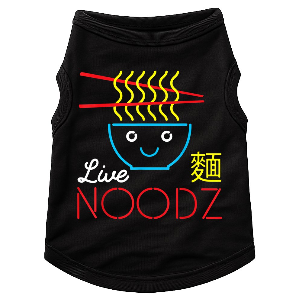 Live Noodz Noods Ramen Noodle Pho Funny Cute Gift Doggie Tank