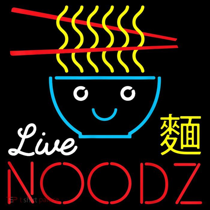 Live Noodz Noods Ramen Noodle Pho Funny Cute Gift Flatbill Hat
