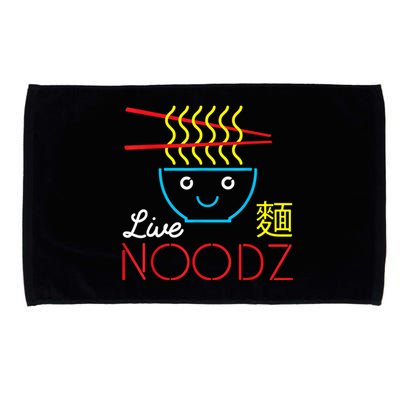 Live Noodz Noods Ramen Noodle Pho Funny Cute Gift Microfiber Hand Towel