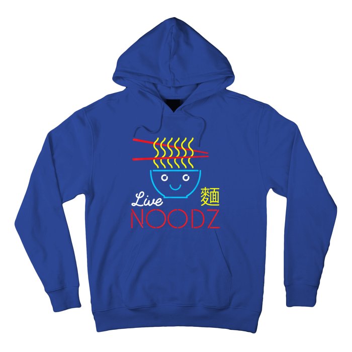 Live Noodz Noods Ramen Noodle Pho Funny Cute Gift Hoodie