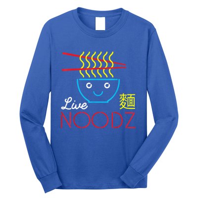 Live Noodz Noods Ramen Noodle Pho Funny Cute Gift Long Sleeve Shirt