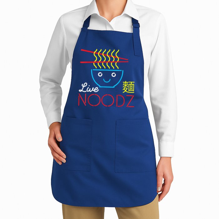 Live Noodz Noods Ramen Noodle Pho Funny Cute Gift Apron