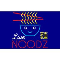 Live Noodz Noods Ramen Noodle Pho Funny Cute Gift Bumper Sticker