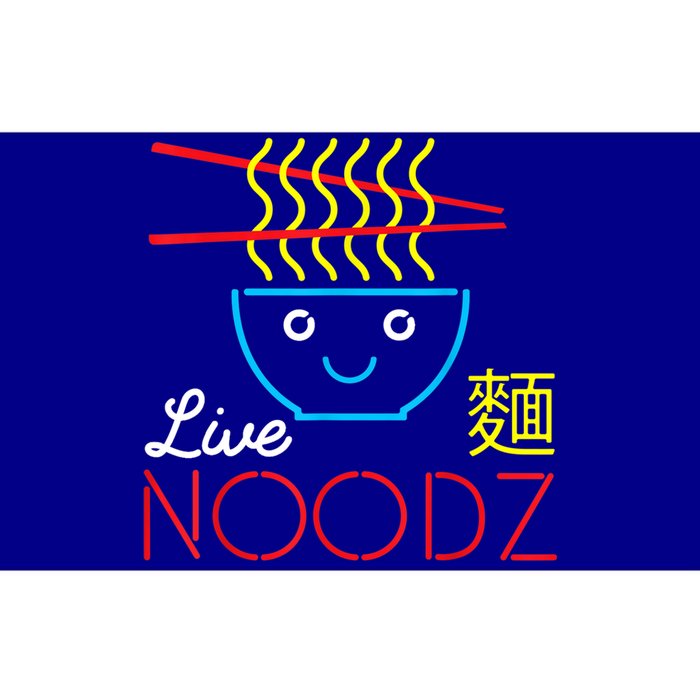 Live Noodz Noods Ramen Noodle Pho Funny Cute Gift Bumper Sticker