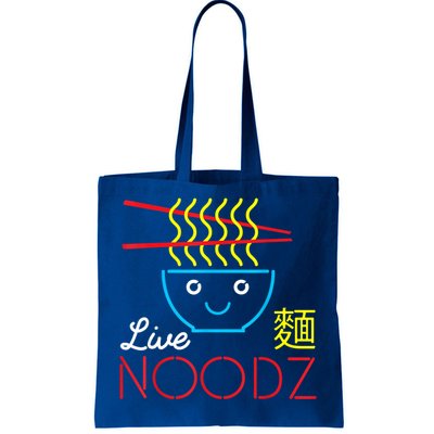 Live Noodz Noods Ramen Noodle Pho Funny Cute Gift Tote Bag