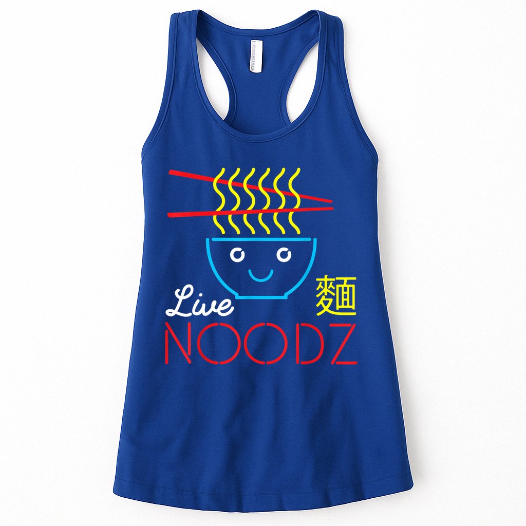 Live Noodz Noods Ramen Noodle Pho Funny Cute Gift Womens Tank Top