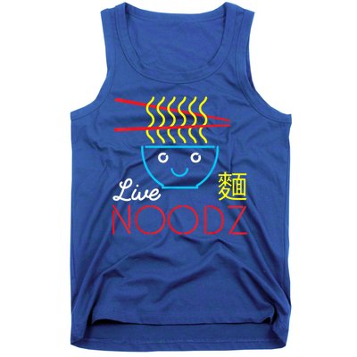 Live Noodz Noods Ramen Noodle Pho Funny Cute Gift Tank Top