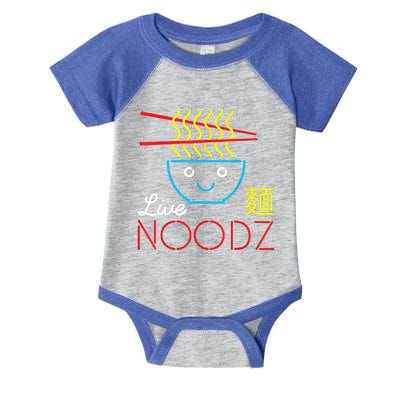 Live Noodz Noods Ramen Noodle Pho Funny Cute Gift Infant Baby Jersey Bodysuit