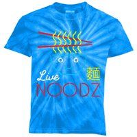 Live Noodz Noods Ramen Noodle Pho Funny Cute Gift Kids Tie-Dye T-Shirt