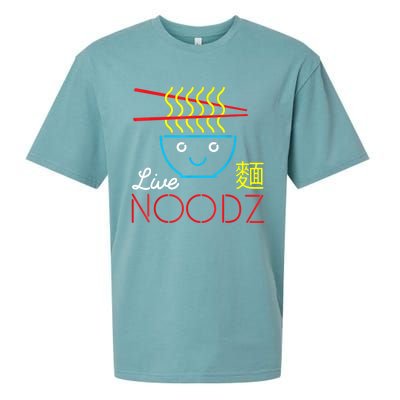 Live Noodz Noods Ramen Noodle Pho Funny Cute Gift Sueded Cloud Jersey T-Shirt