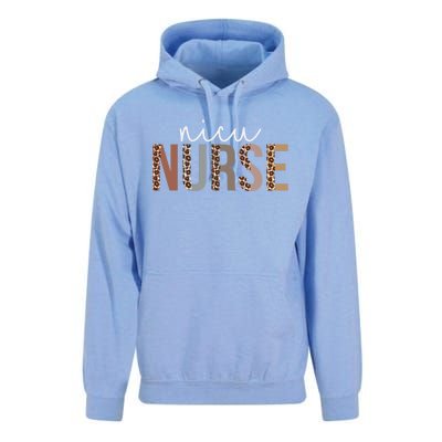 Leopard Nicu Nurse Appreciation Healthcare Workers Cute Gift Unisex Surf Hoodie