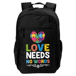 Love Needs No Words Daily Commute Backpack