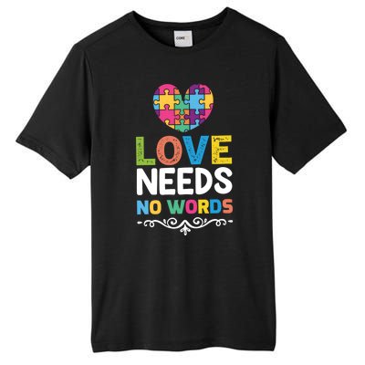 Love Needs No Words Tall Fusion ChromaSoft Performance T-Shirt