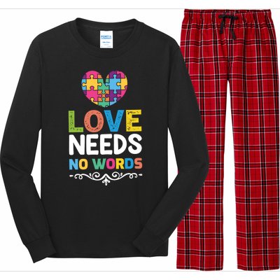 Love Needs No Words Long Sleeve Pajama Set