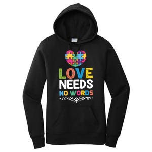 Love Needs No Words Women's Pullover Hoodie