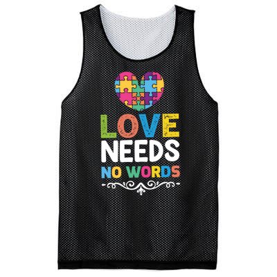 Love Needs No Words Mesh Reversible Basketball Jersey Tank