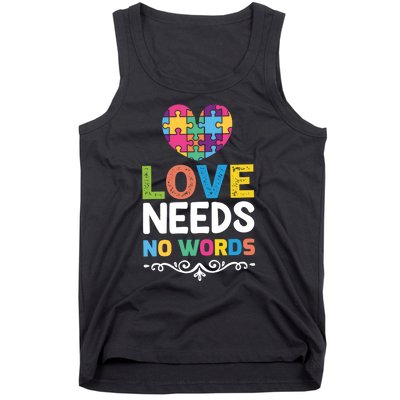 Love Needs No Words Tank Top